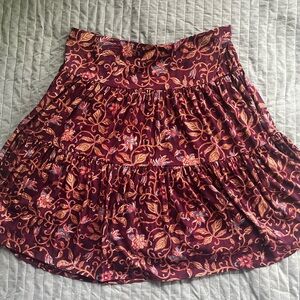 Chaps Midi skirt